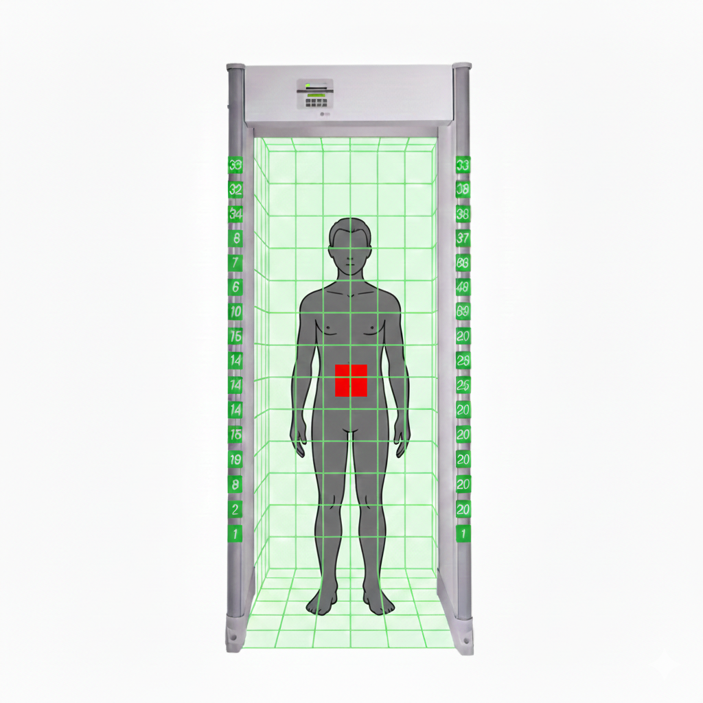 Vrata sa 33 zona - Ilustracija zona